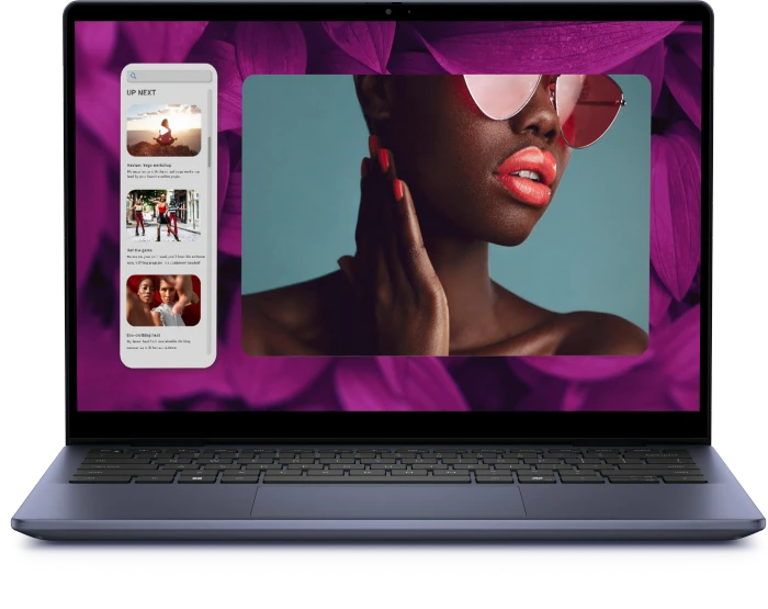 Dell Inspiron 14 7445 2-in-1, Midnight Blue, Ryzen 7 8840HS, 16GB RAM, 1TB SSD, DE
