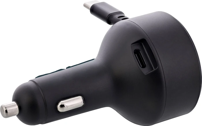 InLine Dual USB-C KFZ Stromadapter 75W schwarz