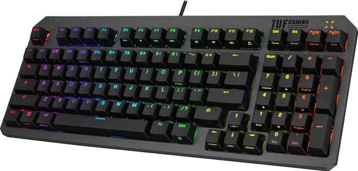 ASUS TUF Gaming K3 Gen II, LEDs RGB, TUF Optical-Mech RED Linear, USB, ES