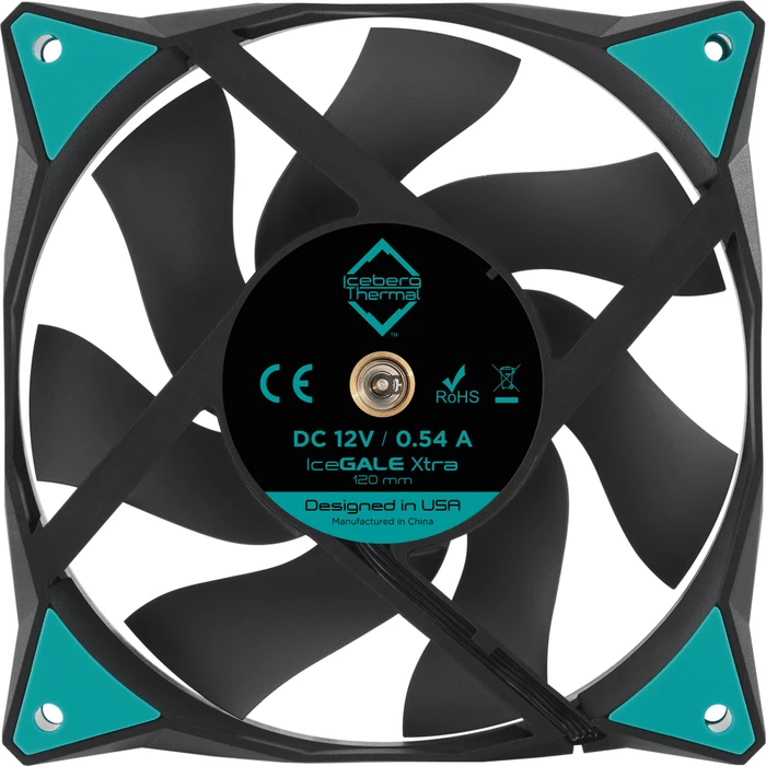 Iceberg Thermal IceGALE Xtra, Black, 120mm, 3er-Pack