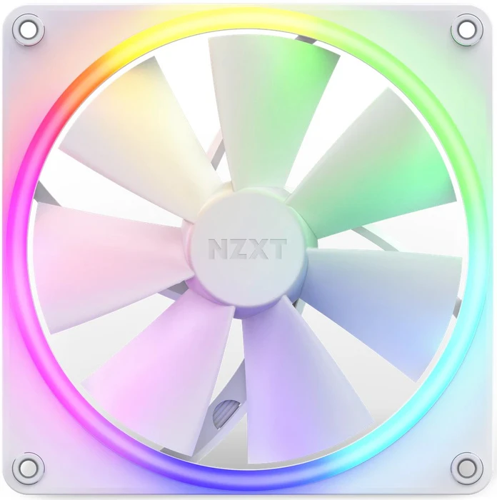 NZXT F Series F140 RGB, Matte White, weiß, 140mm