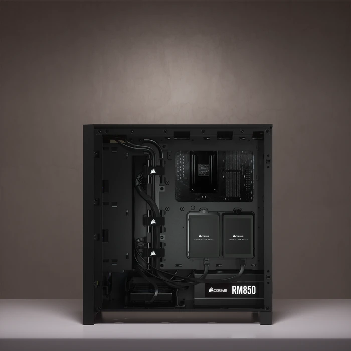 Corsair 4000D Airflow, schwarz, Glasfenster