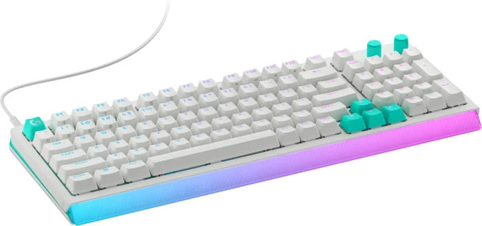 Logitech G512 X 98 TMR, weiß, Dual-Swap analog/mechanisch, taktil, USB, DE