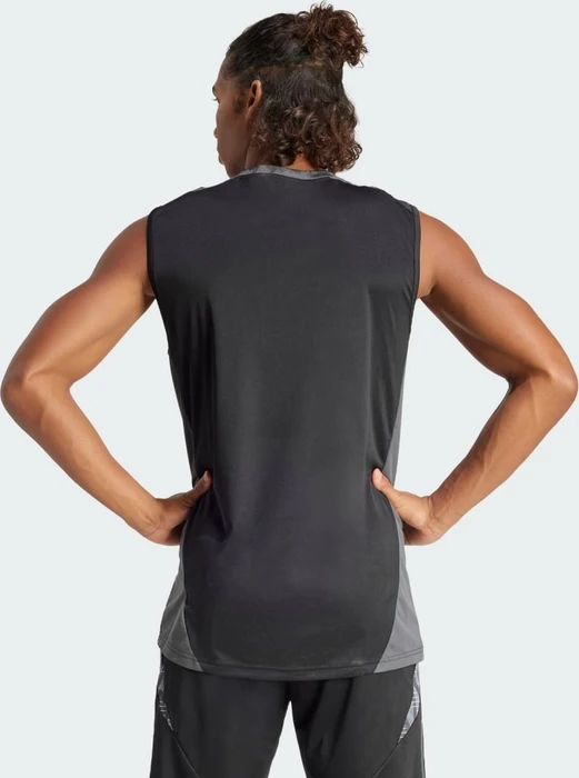adidas Tiro 24 Competition Sleeveless Trainings Trikot ärmellos black/team dark grey (Herren)