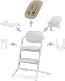 Cybex Lemo 4in1 Hochstuhl all white