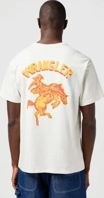 Wrangler Graphic T-Shirt kurzarm vintage white (Herren)