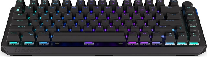 Endorfy Thock 75% Wireless Red, PBT, LEDs RGB, hot-swap, Kailh Box RED, USB/Bluetooth, US