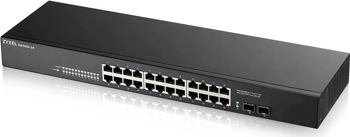 Zyxel GS1100 Desktop Gigabit Switch, 24x RJ-45, 2x SFP