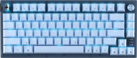 Corsair Gaming K65 Plus Wireless 75% RGB, Glacier Blue, für Mac, MLX RED, USB/Bluetooth, US