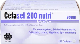 Cefak Cefasel 200 nutri Selen-Tabs, 200 Stück
