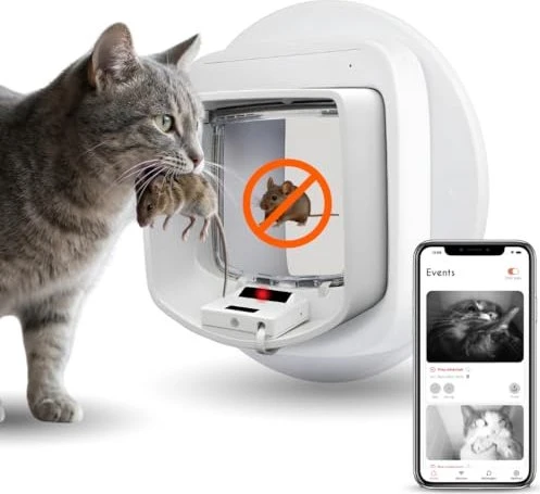 ZeroMouse 2.0, Katzenklappen-Erweiterung, weiß