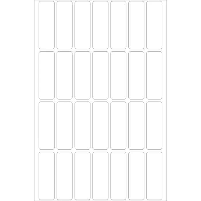 Herma Vielzwecketiketten, 13x40mm, weiß, 32 Blatt (896 Etiketten)