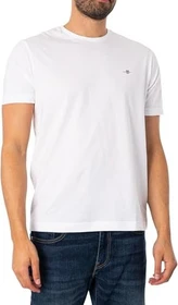 Gant Regular Fit Shield T-Shirt kurzarm weiß (Herren)