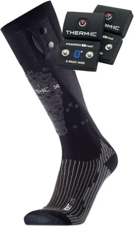 Therm-ic Heat Fusion Uni inkl. S-Pack 1400B ND Akkupack Socken
