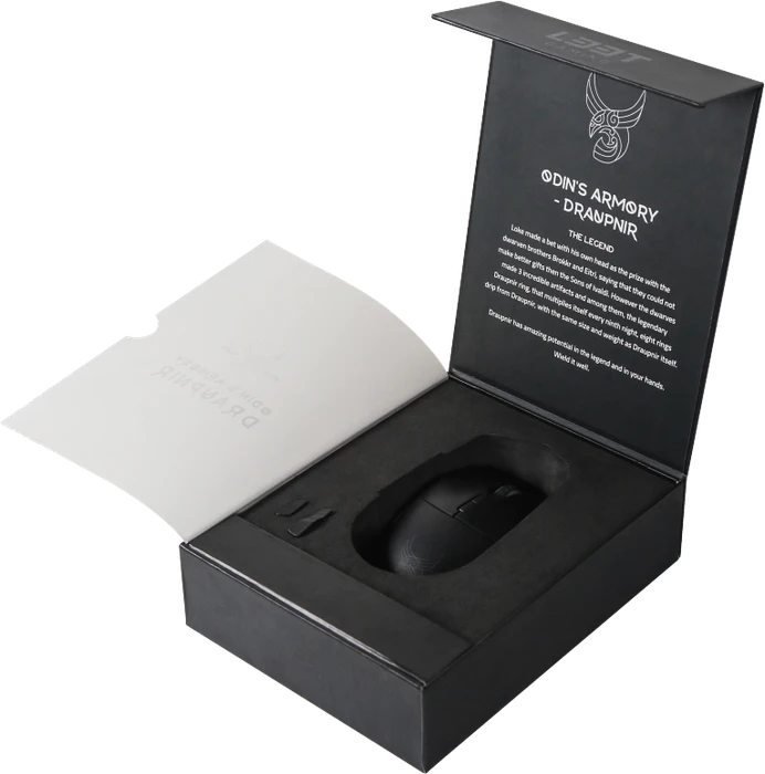 L33T-Gaming Draupnir Wireless Gaming Mouse schwarz, USB