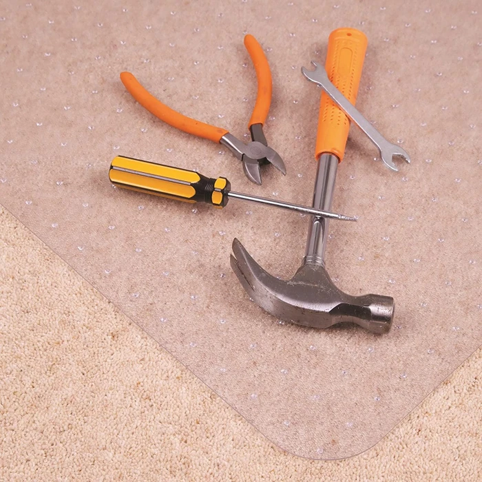 Floortex Cleartex Advantagemat Bodenschutzmatte für Teppichböden, transparent, Vinyl