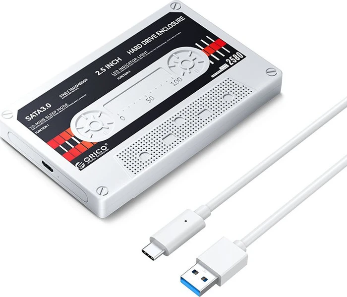 Orico Tape Style, 2.5" HDD Enclosure, USB-C 3.0