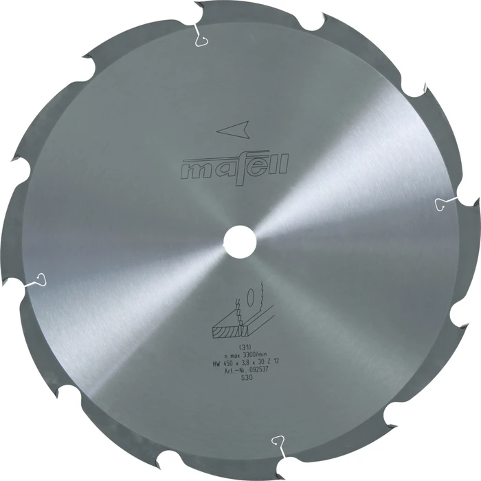 Mafell HM Kreissägeblatt 12Z, 450x2.5x30mm, 1 Stück