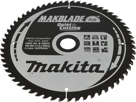 Makita Makblade Plus Kreissägeblatt 60Z, 260x2.3x30mm, 1 Stück