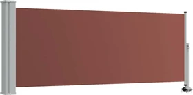 vidaXL Ausziehbare Seitenmarkise 300x100cm braun