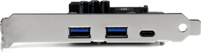 StarTech PEXUSB312EIC, 1x USB-C 3.1, 2x USB-A 3.0, 2x USB 3.0, PCIe 2.0 x2