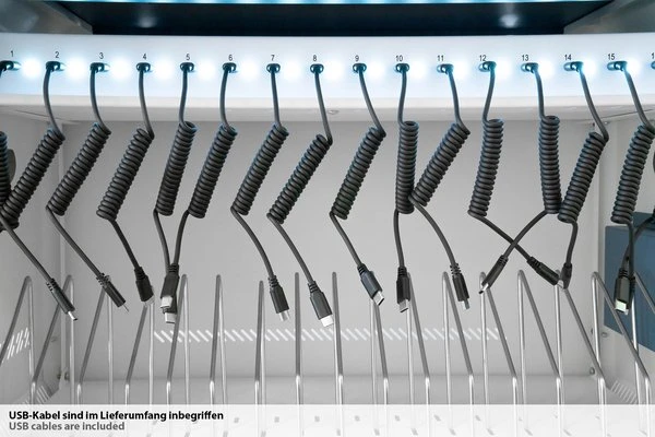 Good Connections GEMMA T16C Ladeschrank, für 16 Geräte, USB-C (18W pro Port)