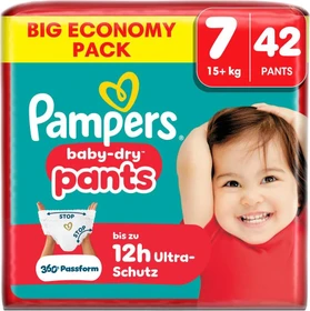 Pampers Baby-Dry pants Gr.7 Einwegwindel, 17+kg, 42 Stück