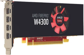 AMD FirePro W4300, 4GB GDDR5, 4x mDP