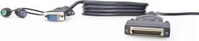 Belkin OmniView Quad-Bus-Serie PS/2 KVM-Kabel, 2-Port, 3m