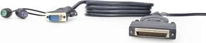 Belkin OmniView Quad-Bus-Serie PS/2 KVM-Kabel, 2-Port, 3m