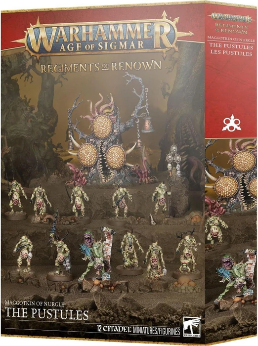 Games Workshop Warhammer Age of Sigmar - Maggotkin of Nurgle - Regiment of Renown: The Pustules