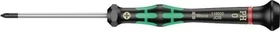 Wera Kraftform Micro 2050 Elektroniker Kreuzschlitz Schraubendreher, PH0x60mm
