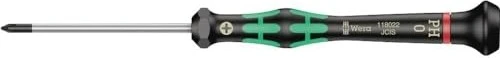 Wera Kraftform Micro 2050 Elektroniker Kreuzschlitz Schraubendreher, PH0x60mm
