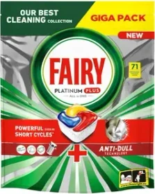 Fairy Platinum Plus All-In-One Lemon Geschirrspültabs, 71 Stück