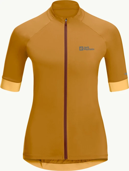 Jack Wolfskin Gravex FZ Trikot kurzarm salted caramel (Damen)