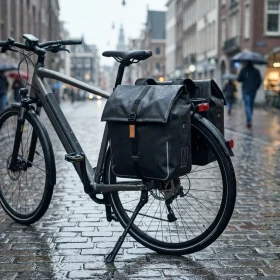 Basil Urban Dry Doppeltasche Gepäcktasche schwarz