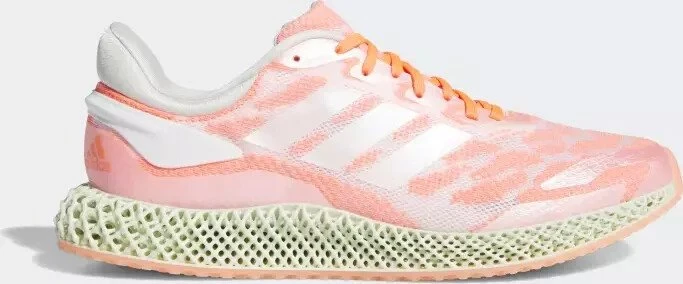 adidas 4D Run 1.0 cloud white/signal coral