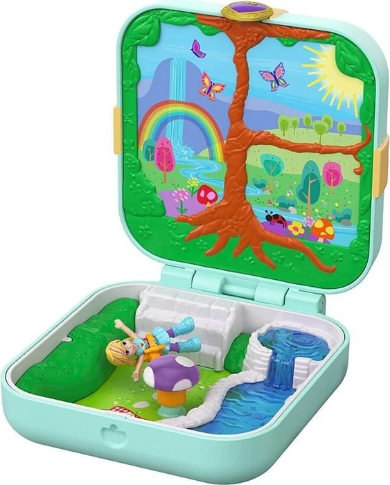 Mattel Polly Pocket - Verborgene Schätze Schmetterlingswald