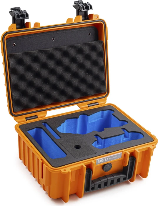 B&W International Drone Case Typ 3000 PP.117 für DJI Air 3 orange