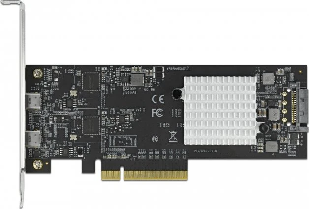 DeLOCK 2x USB-C 3.2, PCIe 3.0 x8