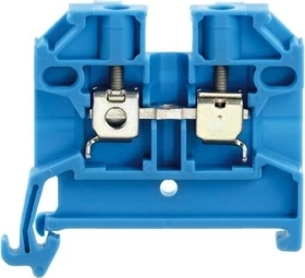 Weidmüller SAK 2.5/35 BL Durchgangs-Reihenklemme, Schraubanschluss, blau, 2.5 mm², 24 A, 800 V, Anzahl Anschlüsse: 2