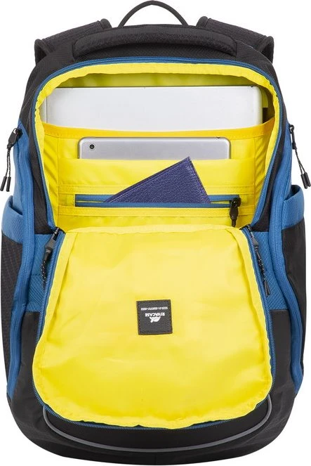 RivaCase 5225 Mercantour ECO 15.6" Laptop-Rucksack, schwarz/blau