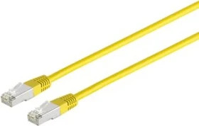 goobay Patchkabel, Cat6, S/FTP, RJ-45/RJ-45, 10m, gelb