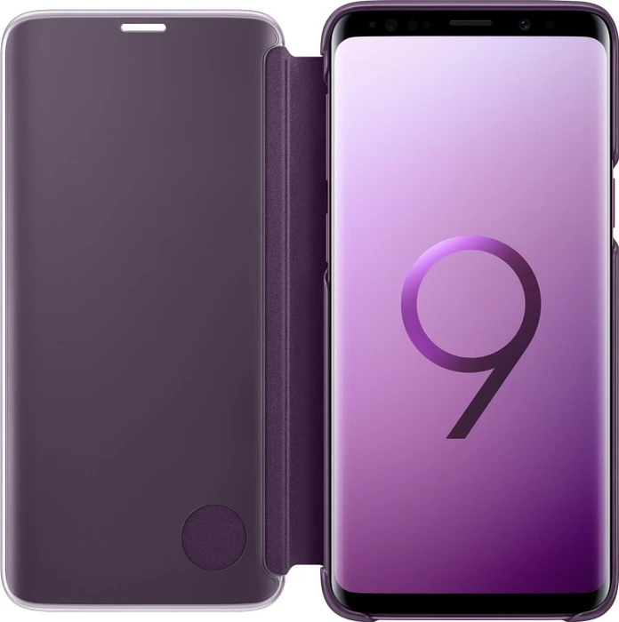 Samsung Clear View Standing Cover für Galaxy S9 violett