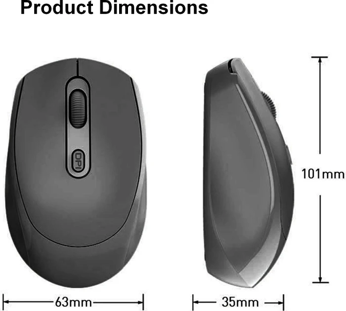 Equip Wireless Mouse schwarz, USB