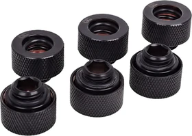Alphacool HT Rohranschluss G1/4" auf 13mm schwarz, 6er-Pack