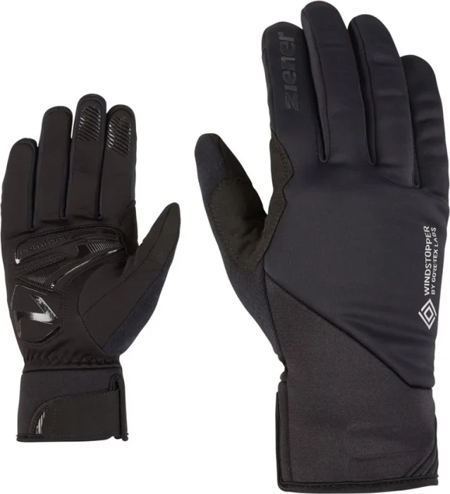 Ziener Dabbs WS Touch Fahrradhandschuhe schwarz