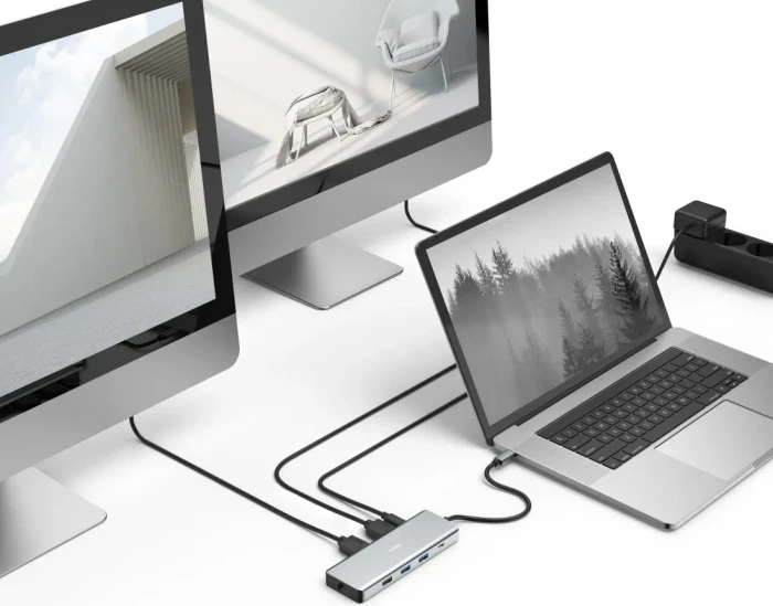 Hama CONNECT2Media Multiport-Adapter, USB-C 3.0 [Stecker]