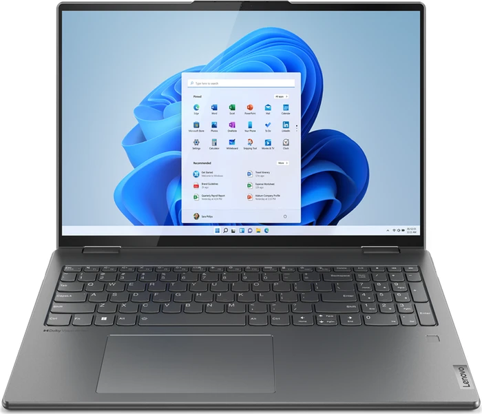 Lenovo Yoga 7 16IAP7, Storm Grey, Core i7-1260P, 16GB RAM, 1TB SSD, DE