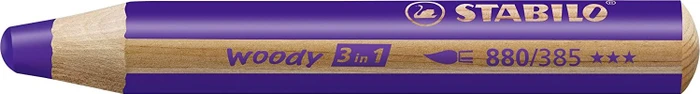 STABILO Woody 3in1 Wachsmalstift violett (880/385)